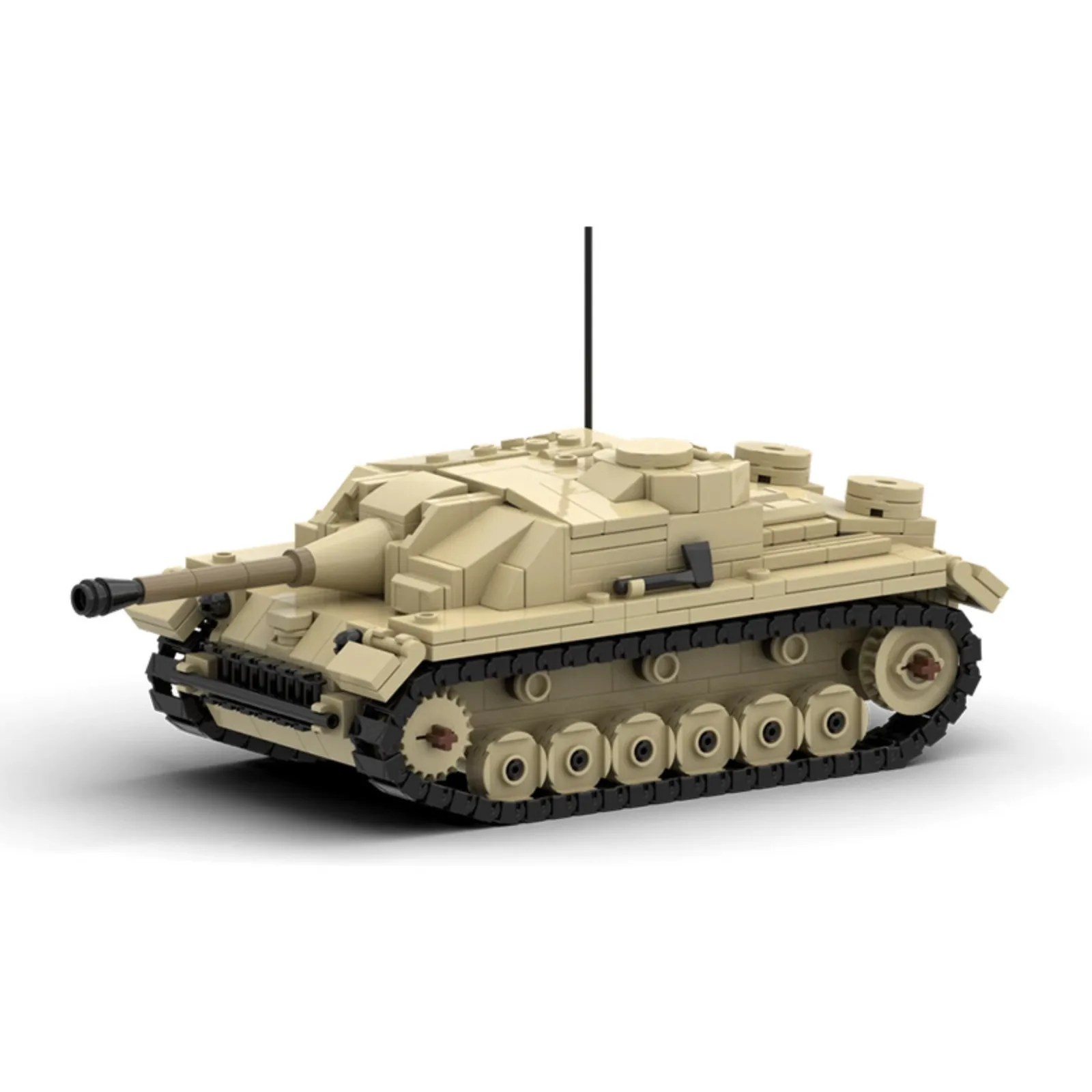 StuG III штурмовой пистолет, танк, строительные блоки, модель военной игрушки