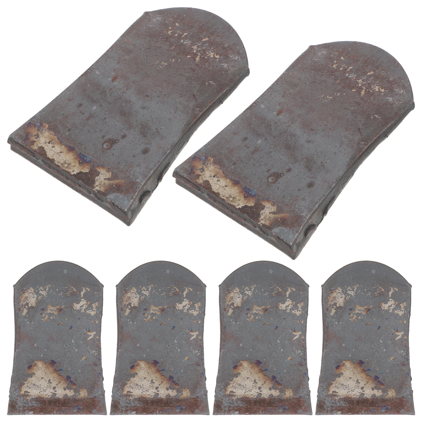 

6pcs Durable Iron Wedges for Hoe Axe Handles Garden Equipment Farming Tools Soil Cultivation Scuffle Agriculture