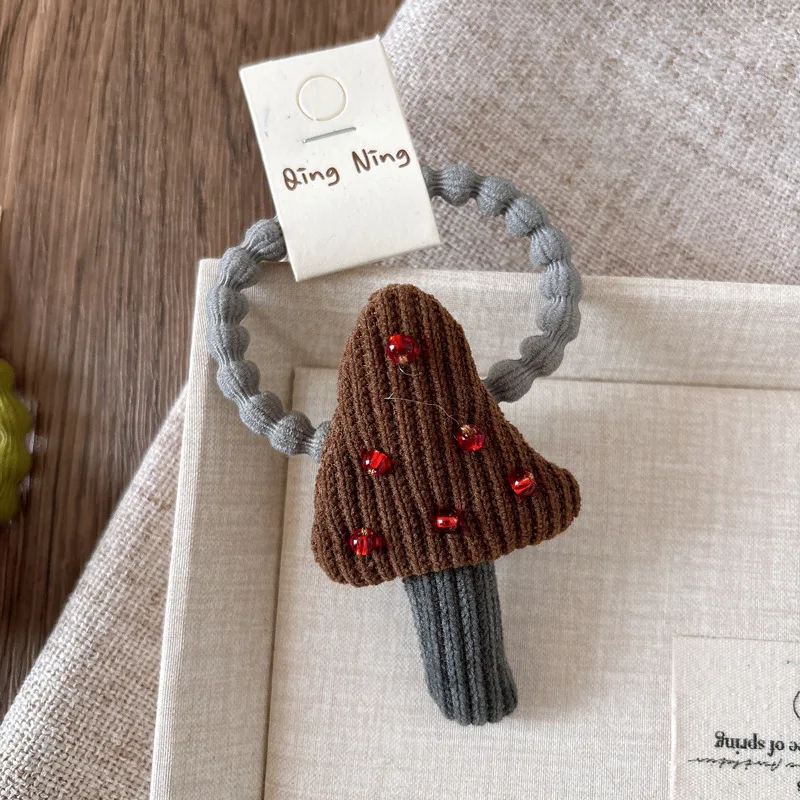Nette einzigartige Cartoon Scrunchies Kinder Mädchen Kinder elastische Haarbänder Zubehör Krawatte Haarring Seil Kopfschmuck Kopfbedeckung Ornament – Detail 6