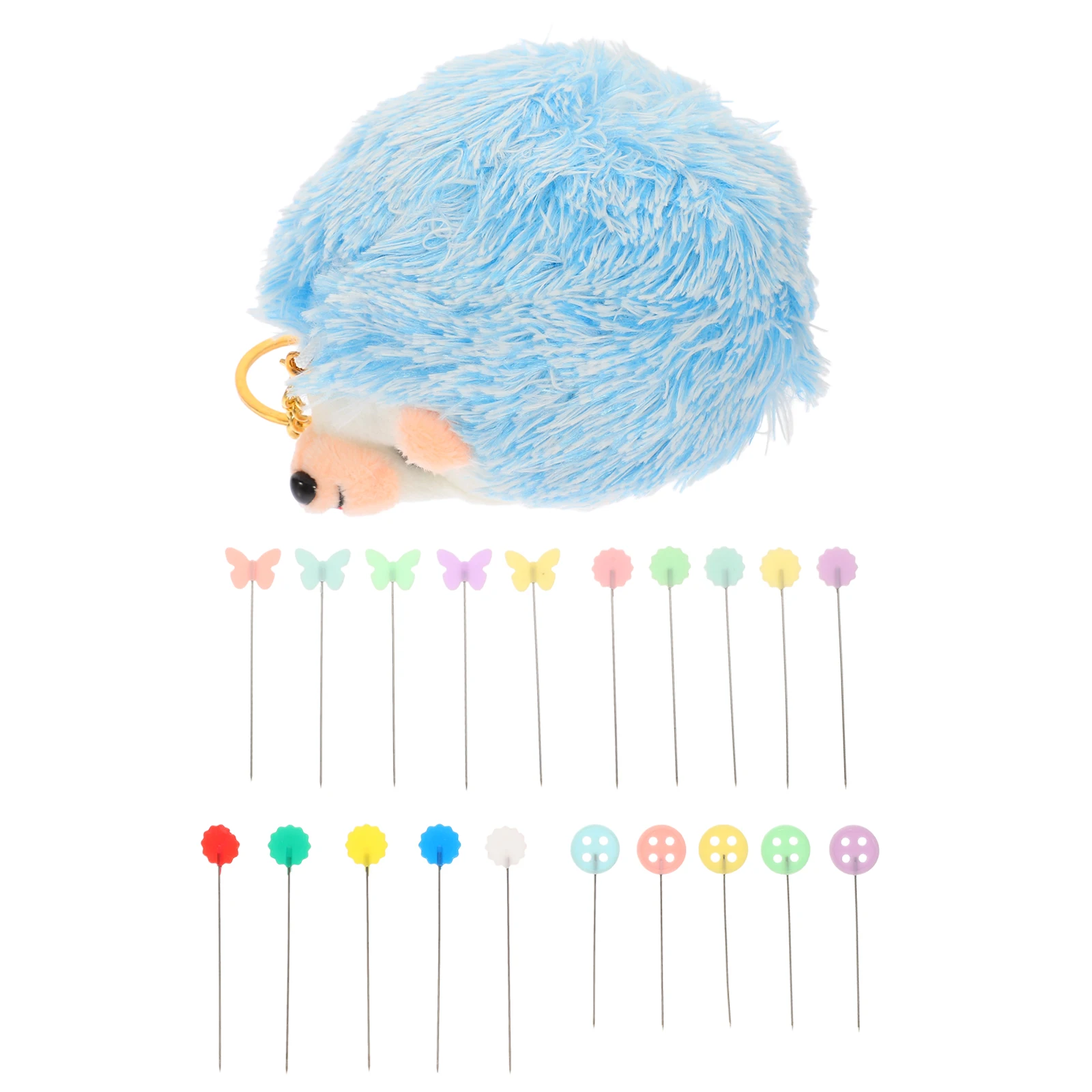 

Cartoon Pearlized Hedgehog Pin Cushion Straight Needles Hedgehog Cushion Set Sewing DIY Quilting Storage Travel Box