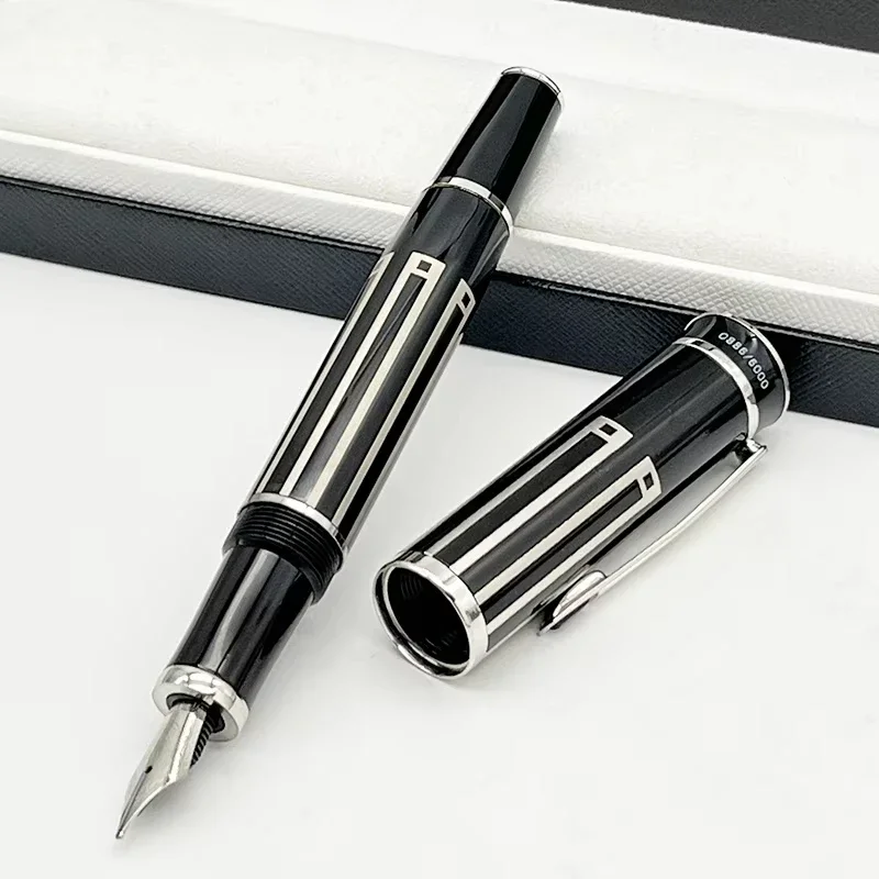 Luxury Great Writer Thomas Mann Fountain Pen Rollerball Ballpoint Pen M Nib Business School Office Writing Stationery Gift