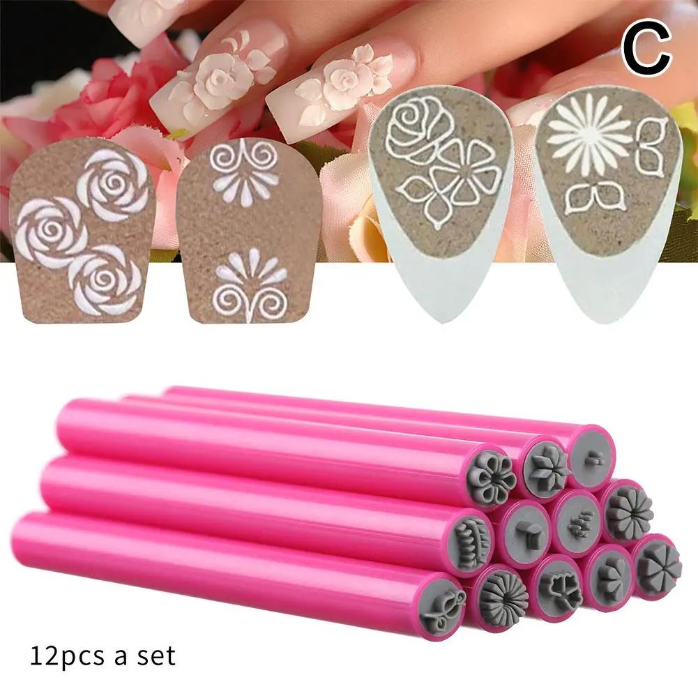 6/10/15PCS Nail Art Dotting Brush Nail Art Stamp Pen Set Flower Painting Drawing Durable Nail Graffiti Pen Manicure Tools