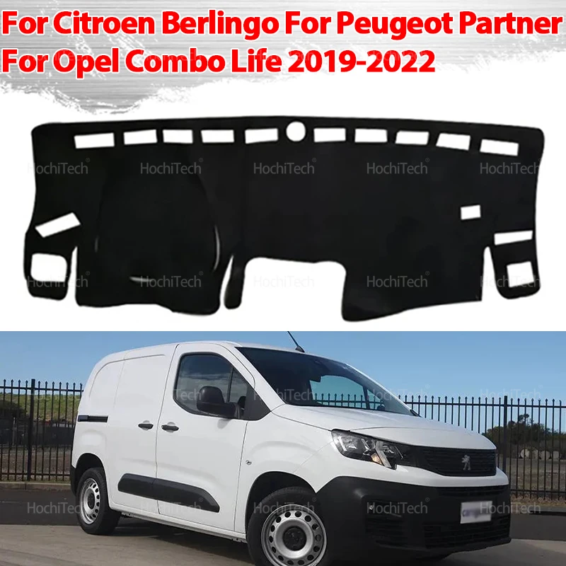 Für Opel Combo Life 2019-22 Sonnenschutz Schützen Zubehör Armaturenbrett Abdeckung Schutz Pad für Citroen Berlingo für Peugeot Partner