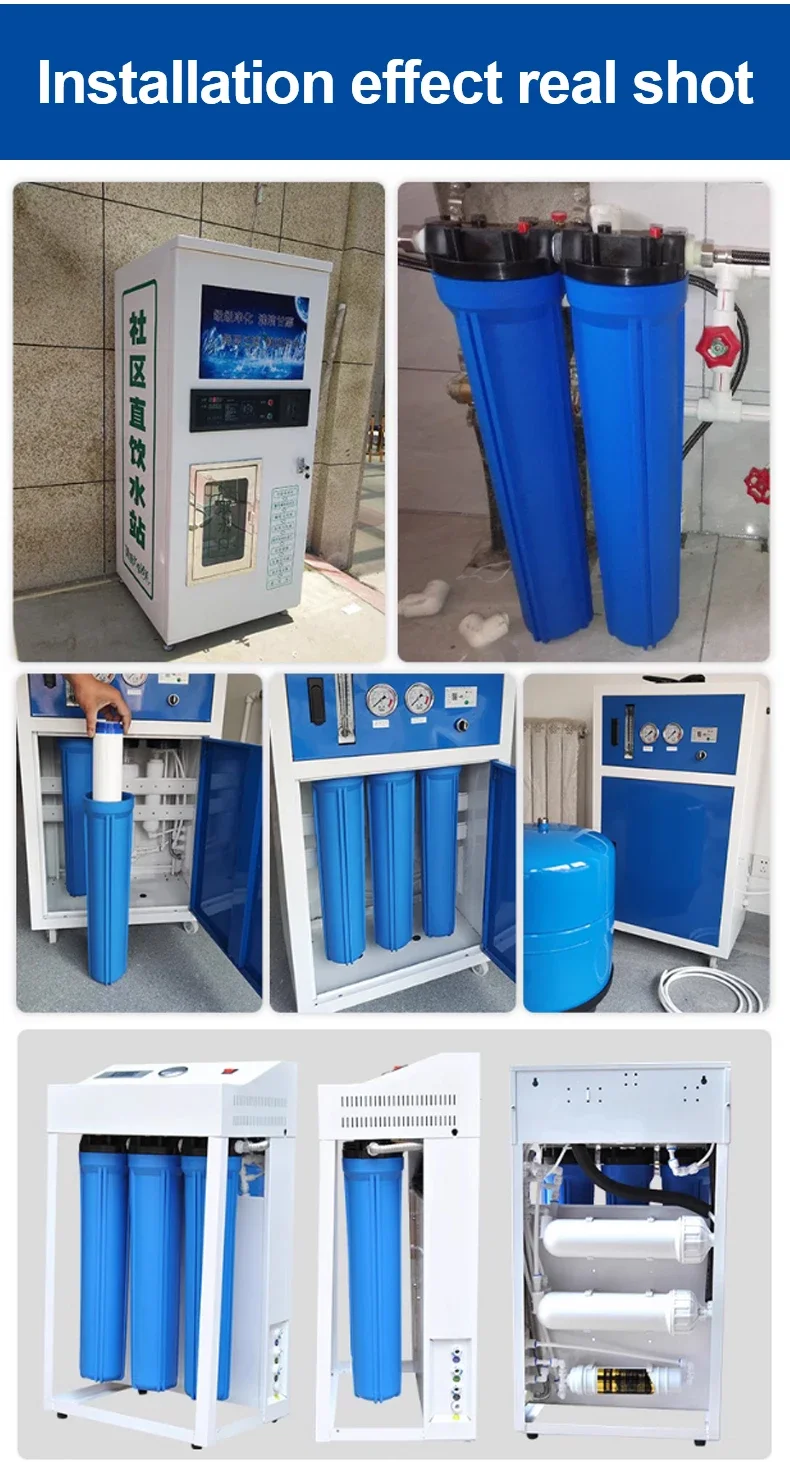 Filtro de Água de 20 Polegadas Big Blue com 3 Estágios - Sistema de Filtro de Sedimentos para Casa