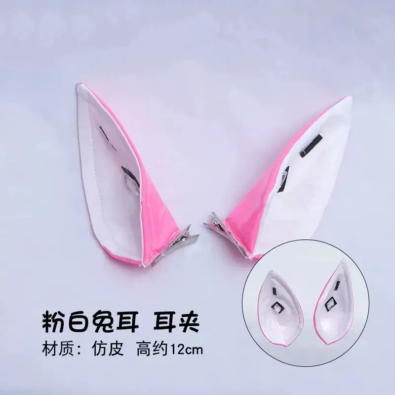 لعبة جديدة أليس شعر مستعار NIKKE آلهة النصر تأثيري الوردي سماعات الشعر الطويل هالوين كرنفال Pk;3,c'5.b;8' #6