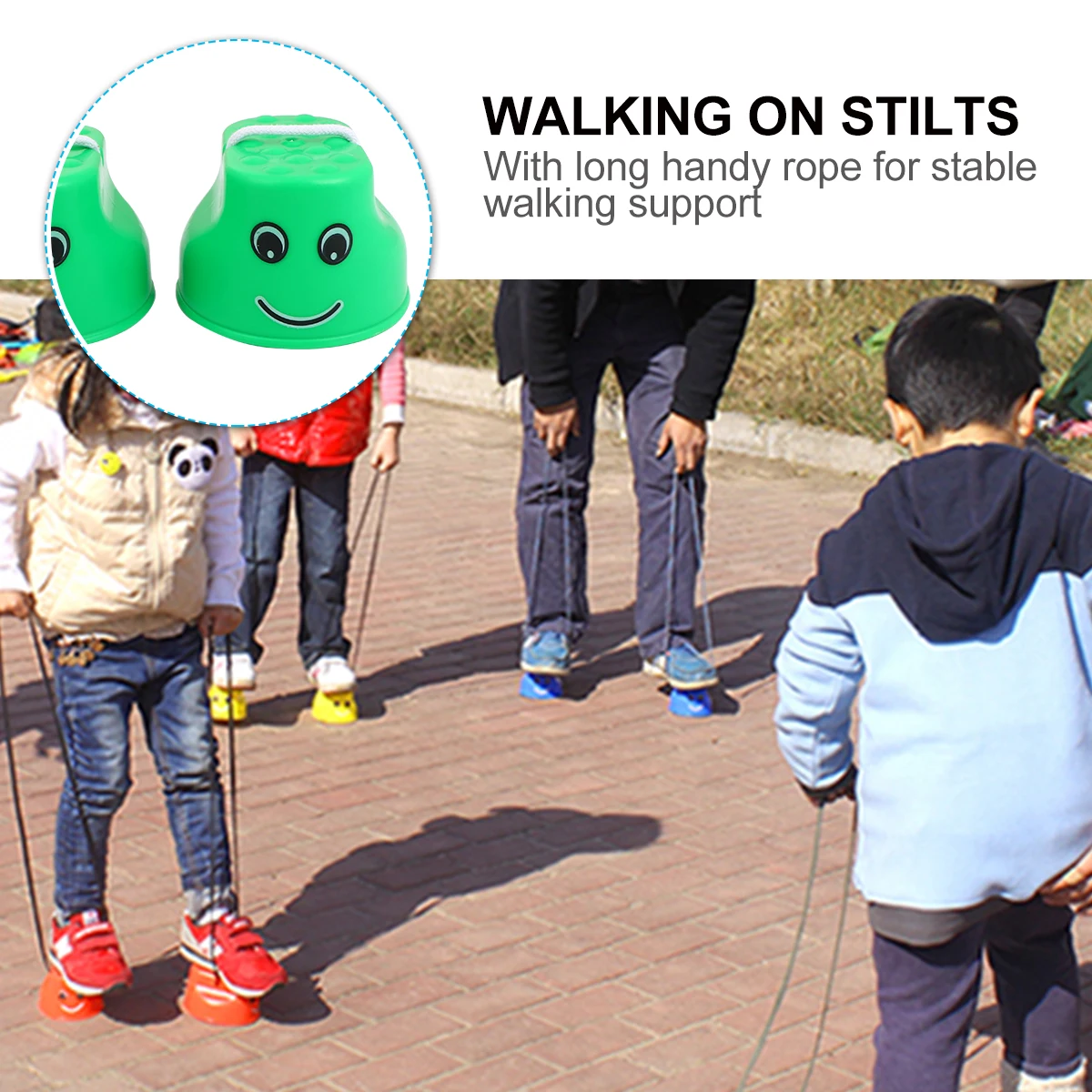 

4 Pcs Sensory Training Equipment Outdoor Stilts Kids Toy Sports Toys Children for