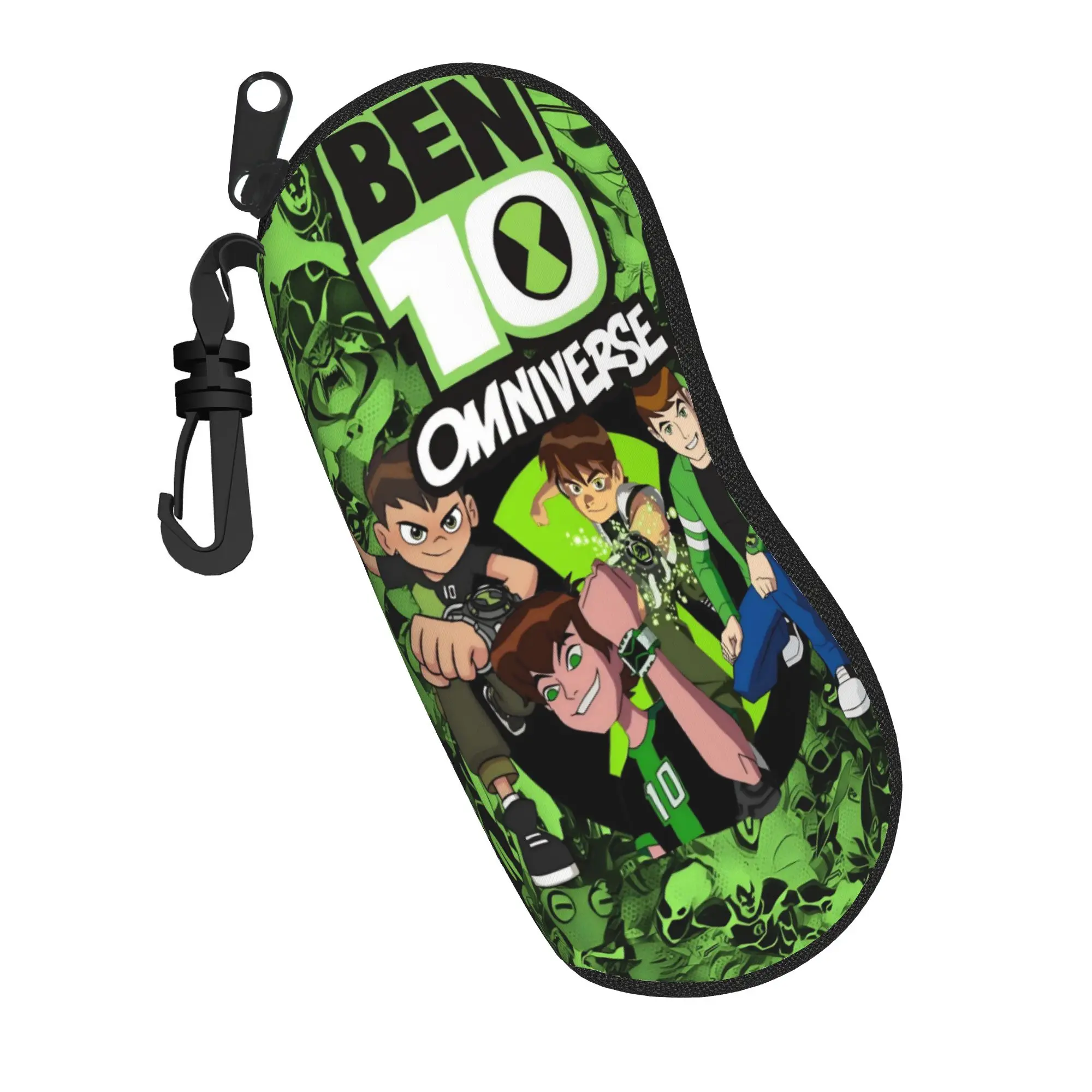 

Чехол для очков с героями мультфильмов Ben 10, защитные аксессуары унисекс, коробка для чтения, коробка для очков Ultra Eyeglasses Box