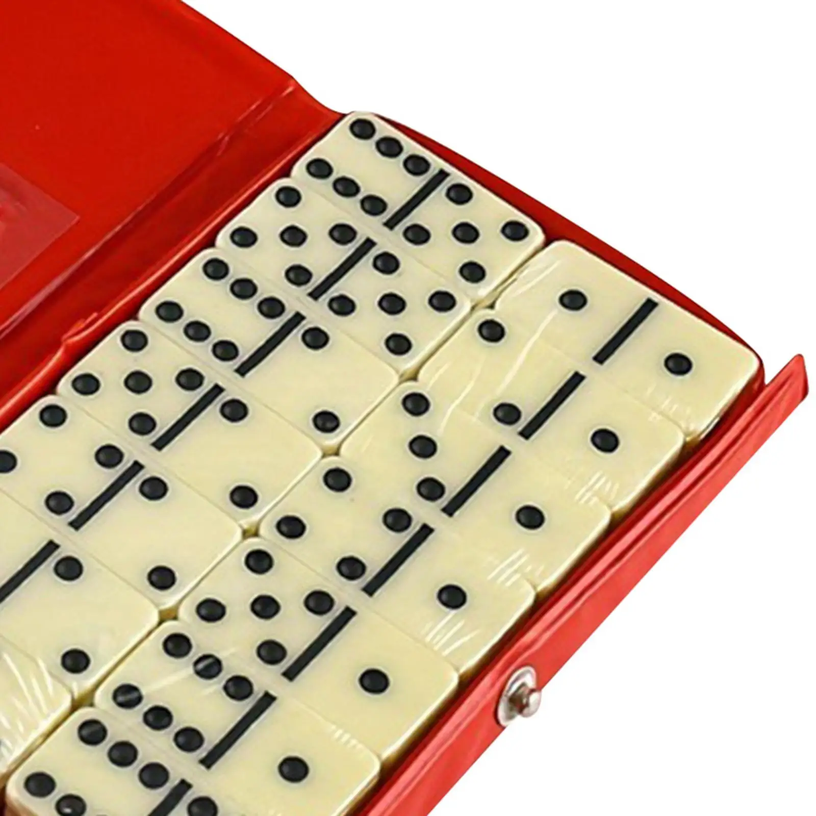 Family Double Six Dominoes Set with Storage Box Classic Numbers Game for Adults Kids Birthday Party Travel
