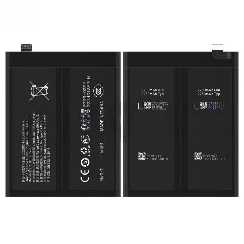 Brand New 0 Cycle BLP799 7.74V 4500mAh Replaceable Battery For OPPO Realme 7 Pro/RMX2170/Realme X7 Pro 5G/RMX2121 Mobile Phone