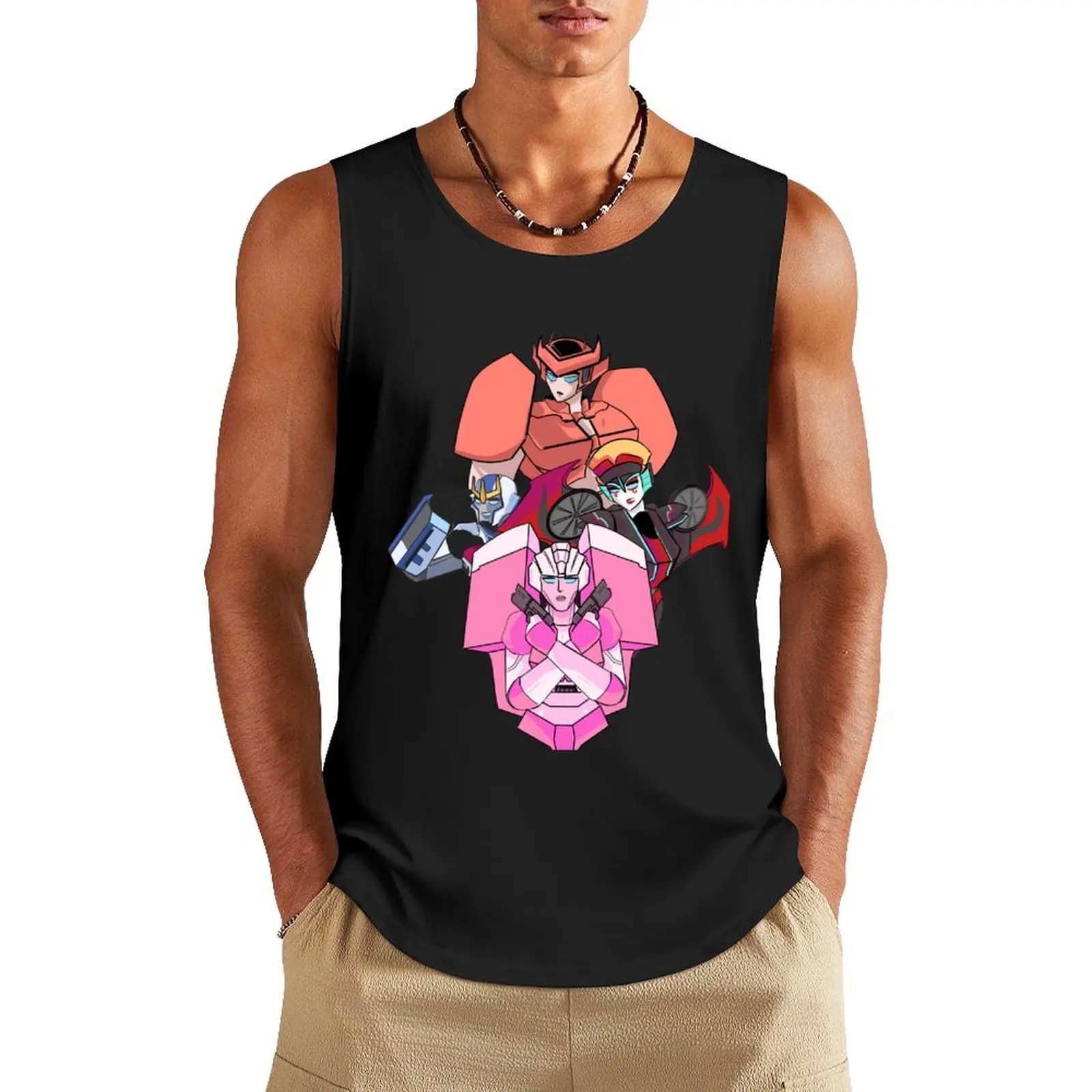 female autobots Tank Top Men's clothing best selling products men clothes t-shirts man