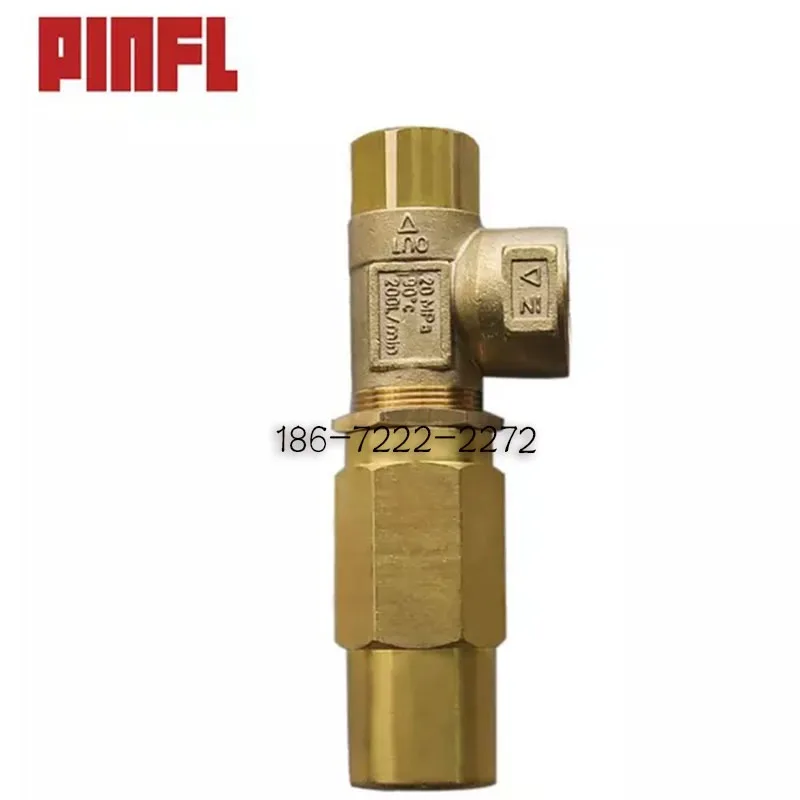 German PINFL safety valve, scrubber truck high pressure pump unloading valve, pipeline dredging truck pressure relief valve