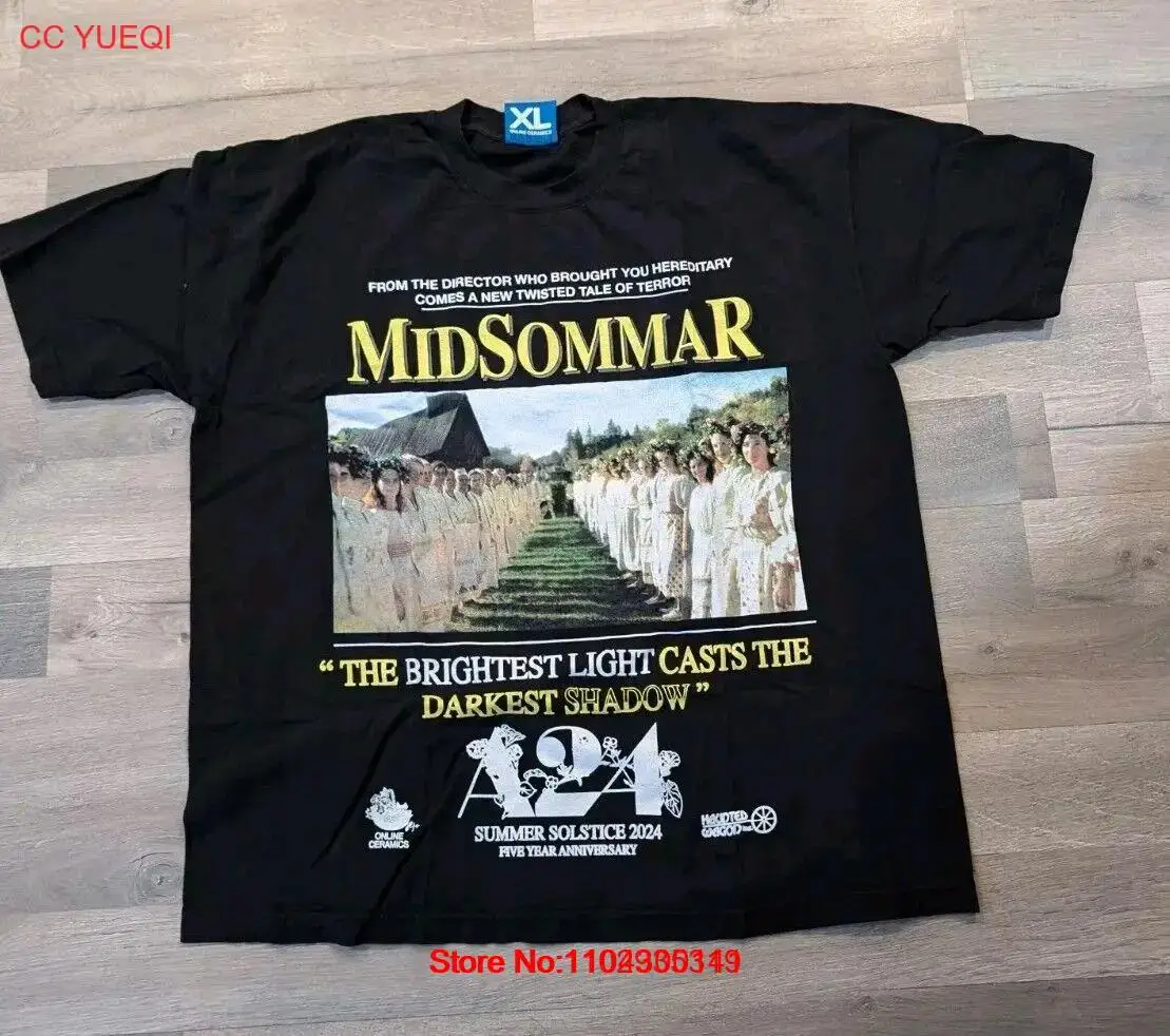 Midsommar Darkest Shadow x Online Ceramics Shirt Ari Aster A24 Horror Movie XL