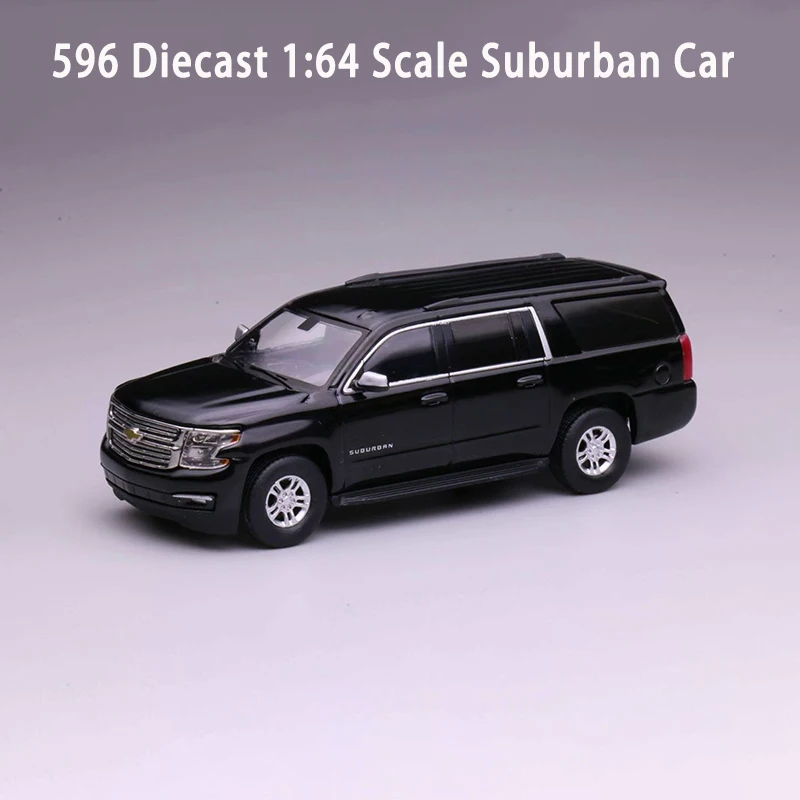 

596 Diecast 1:64 Scale Suburban Alloy Simulation Car Model Collection Souvenir Ornaments Display Holiday Gift