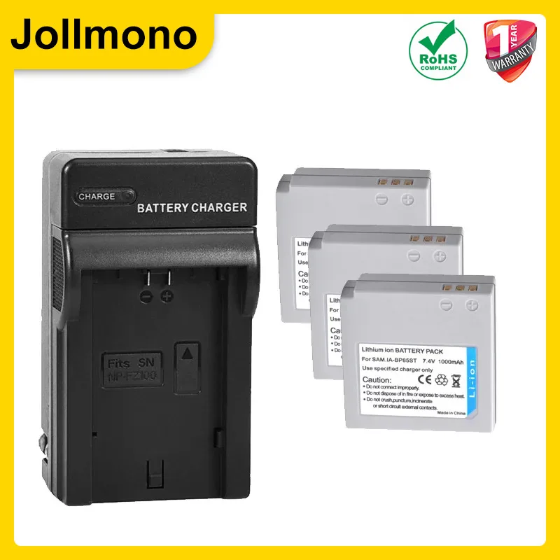 IA-BP85ST BP85ST BP-85ST Camera Battery + Charger For Samsung SC-HMX10 HMX10A HMX10C HMX10P HMX20 HMX20C MX10 MX10A MX20