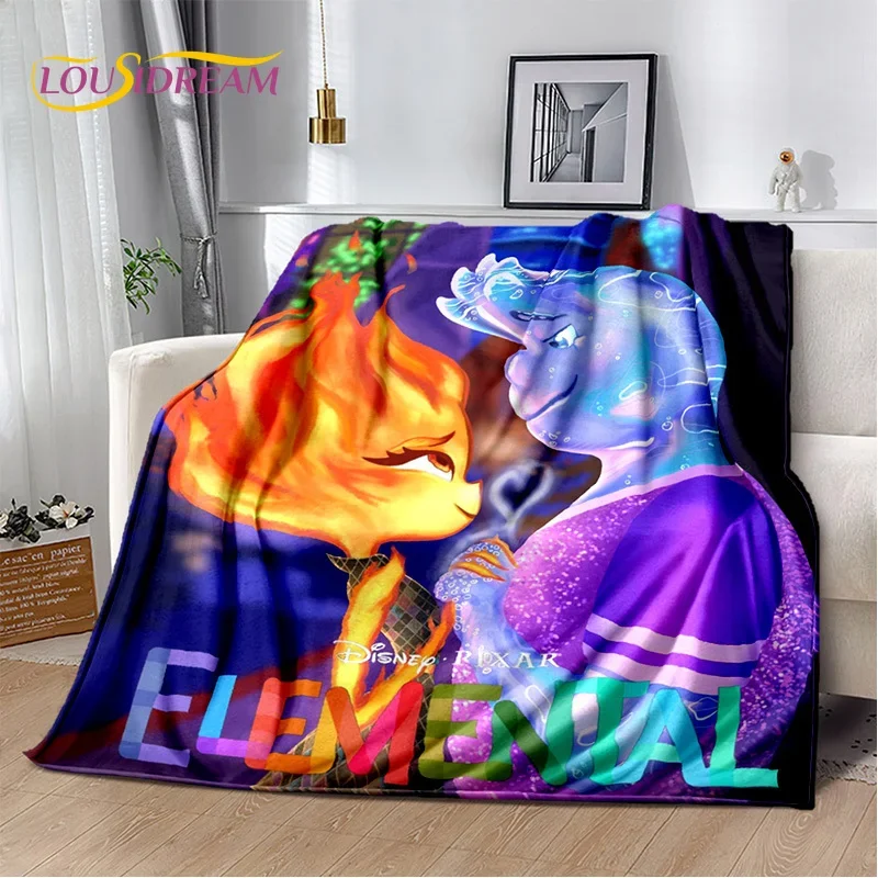 Cartoon 29 Style Elemental Magic Soft Flannel Blanket for Bed Bedroom Sofa Picnic,Throw Blanket for Outdoors Leisure Gift Kids