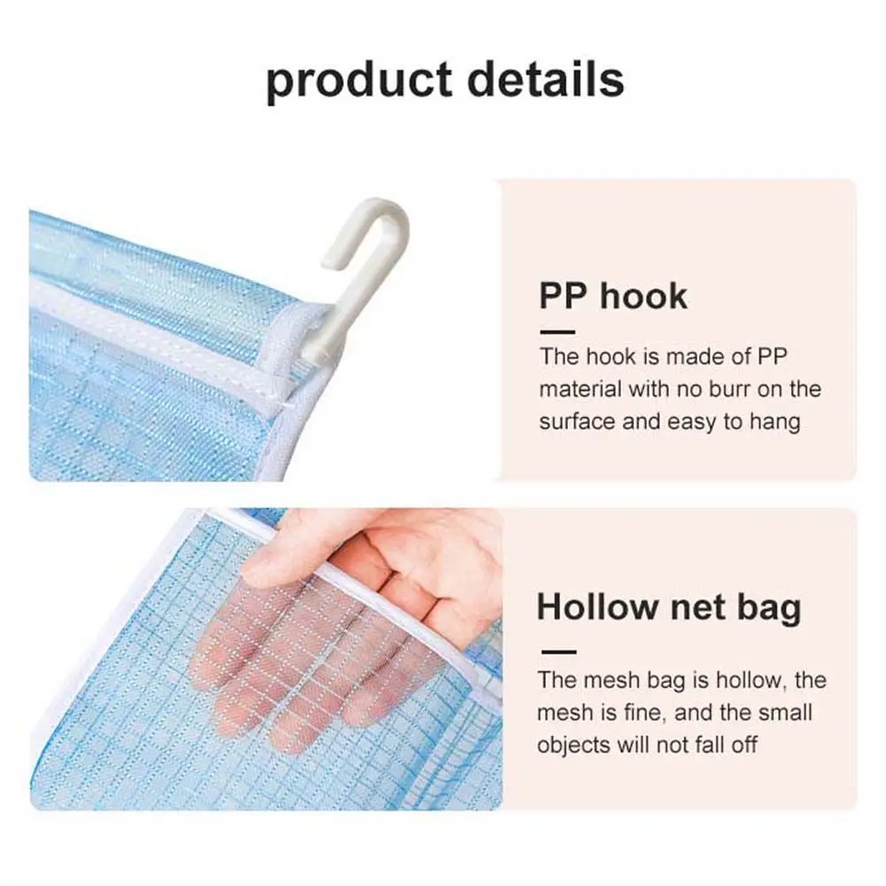 Hanging Convenient Kitchen Classification Freezer Refrigerator Storage Bag Household Fridge Organizer Mesh Bag