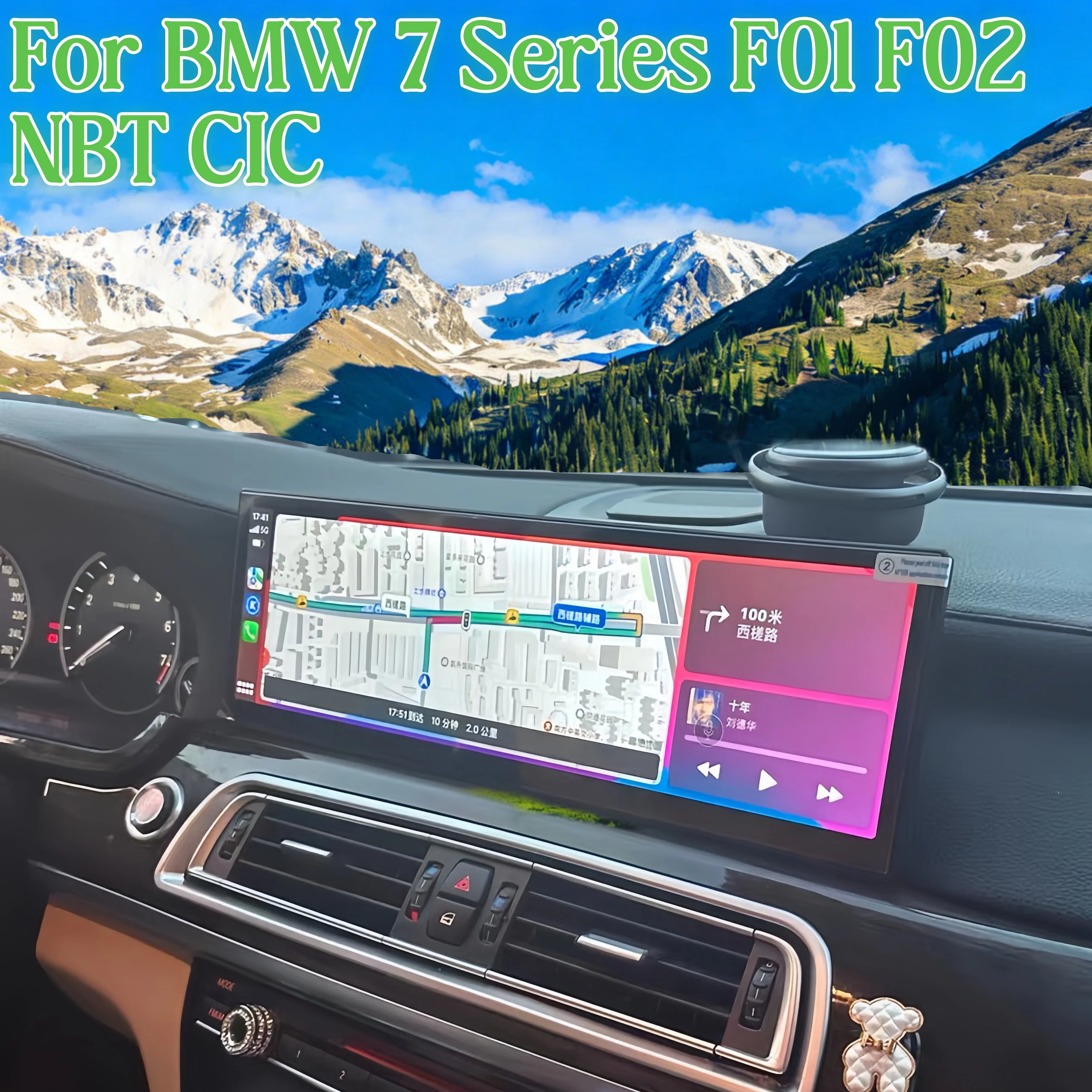 15inch 2560*720 Screen Car Radio Multimedia Vedio Player for BMW 7 Series F01 F02 NBT CIC Automotive New Android Smart System BT