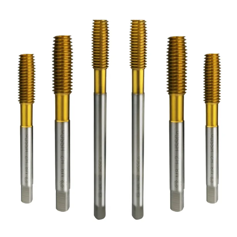 4-40UNC 6-32UNC 8-32UNC 10-24UNC 10-32UNF 1/4-20UNC 5/16-18UNC HSS-Co Extrusion tap Processing: stainless steel, aluminum, etc