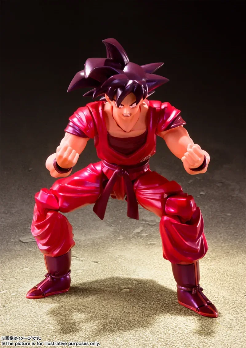 

Original Dragon Ball SHF Red Son Goku Kaioken Action Figure Anime Model Toy Gift SH Figurats