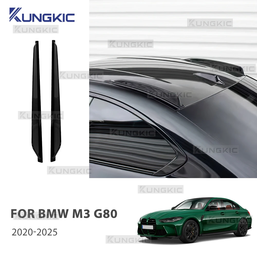 

Автомобильный спойлер на крышу, боковое крыло, наклейка из АБС-пластика для BMW M3 G80 2020 2021 2022 2023 2024 2025