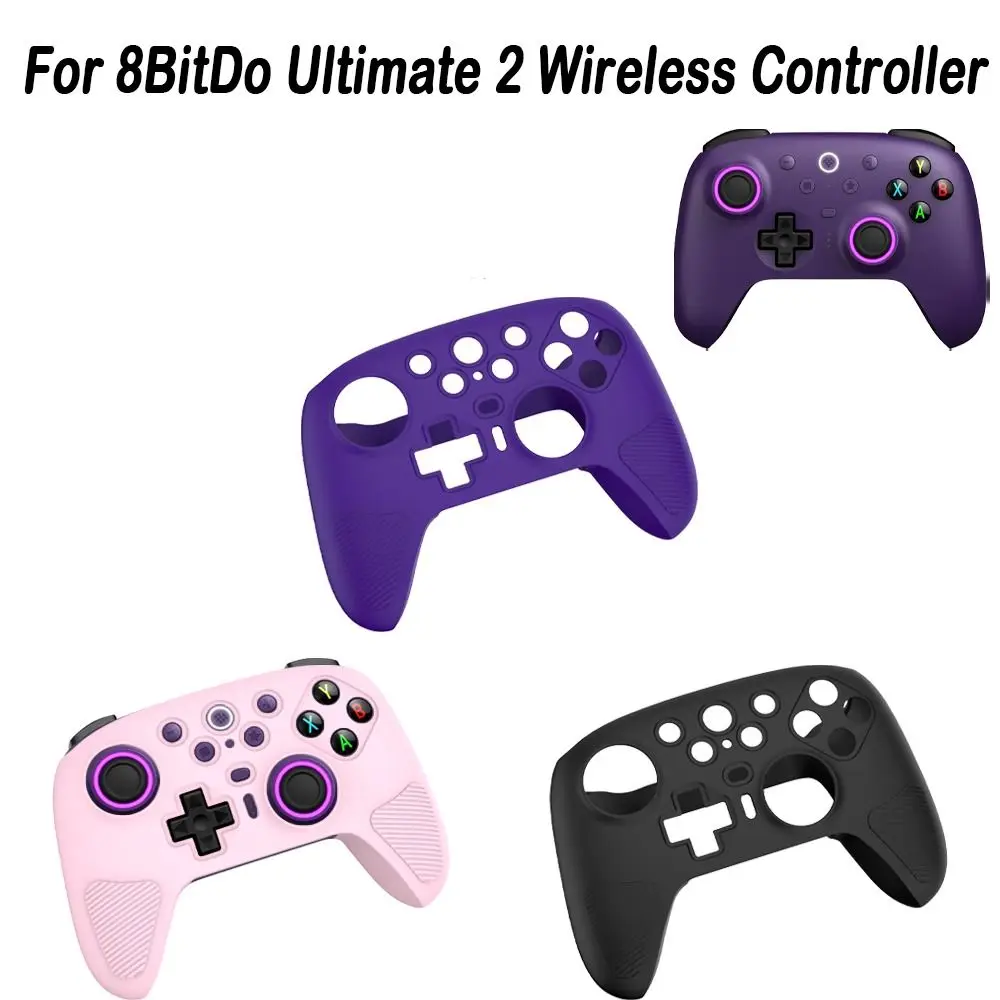 

Silicone Gaming Controller Case Anti-Slip Shockproof Console Protective Cover for 8BitDo Ultimate 2 Wireless Controller