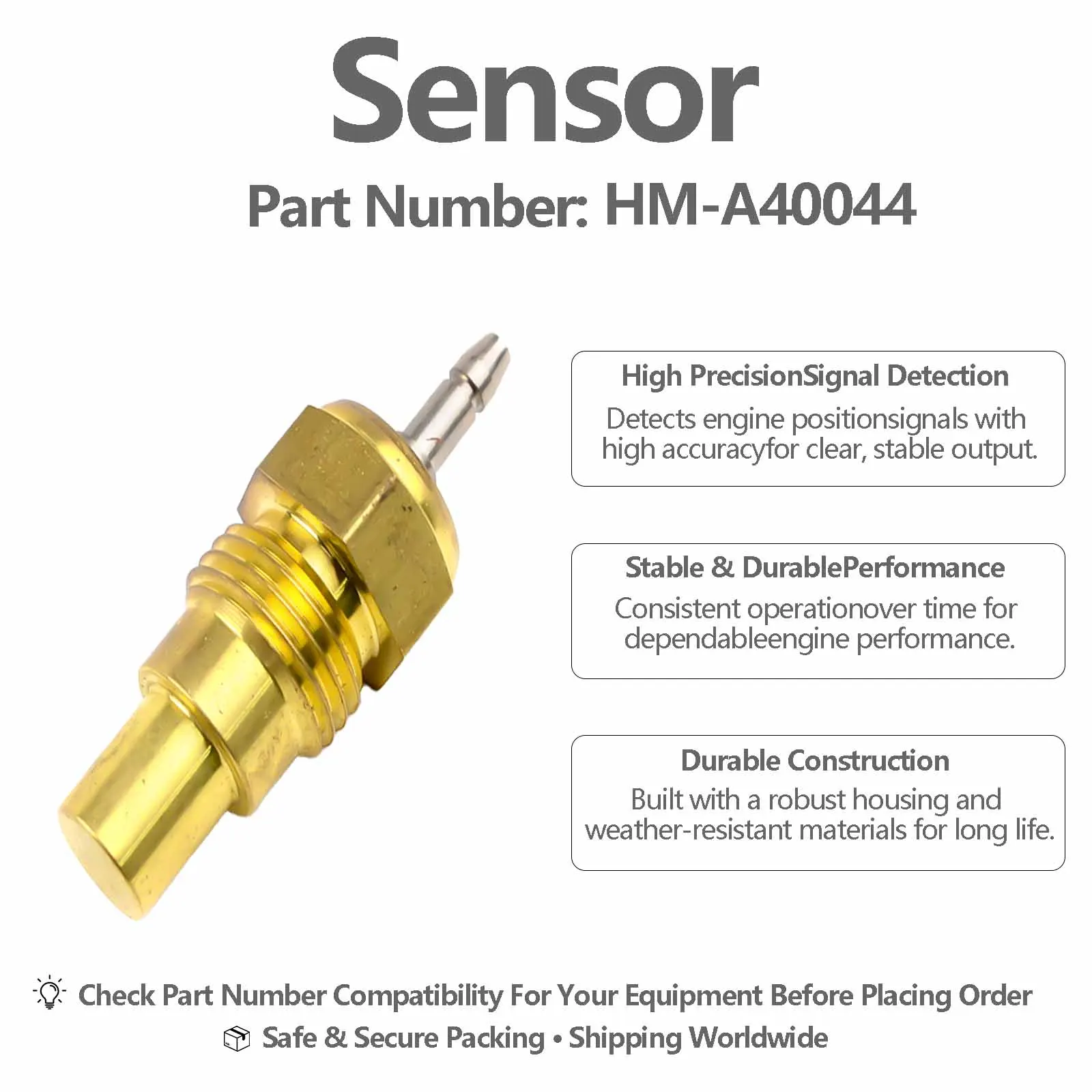Water Temperature Sensor HM-A40044 KZ000107 For Mitsubishi 4M40 Engine