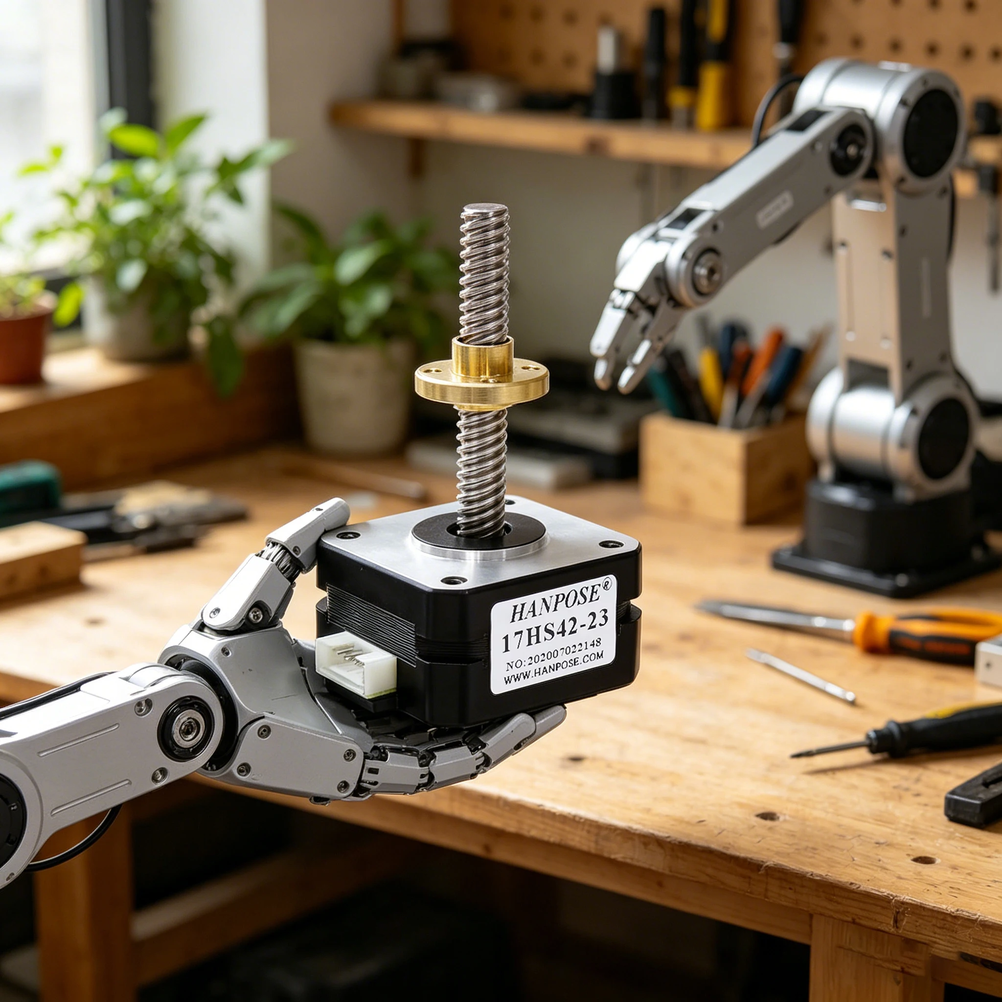 

Screw precision stepper motor can be customized model 17HS4223-T8, current 0.8A, automation equipment printer