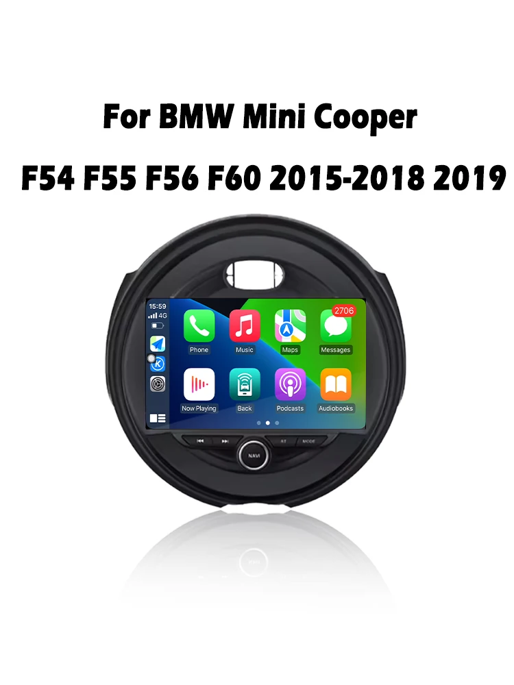 Voor BMW Mini Cooper F54 F55 F56 F60 2015-2018 2019 Android 16 Auto Video Multimedia Speler Carplay DSP stereo GPS Navigatie - afbeelding 2