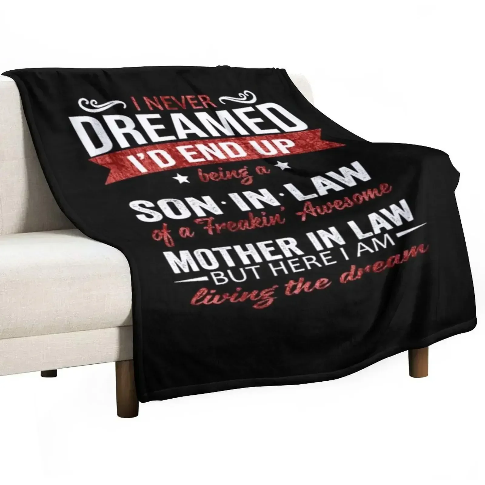 

Mother in law , Son in law Throw Blanket Machine Washable Soft Warm Blanket