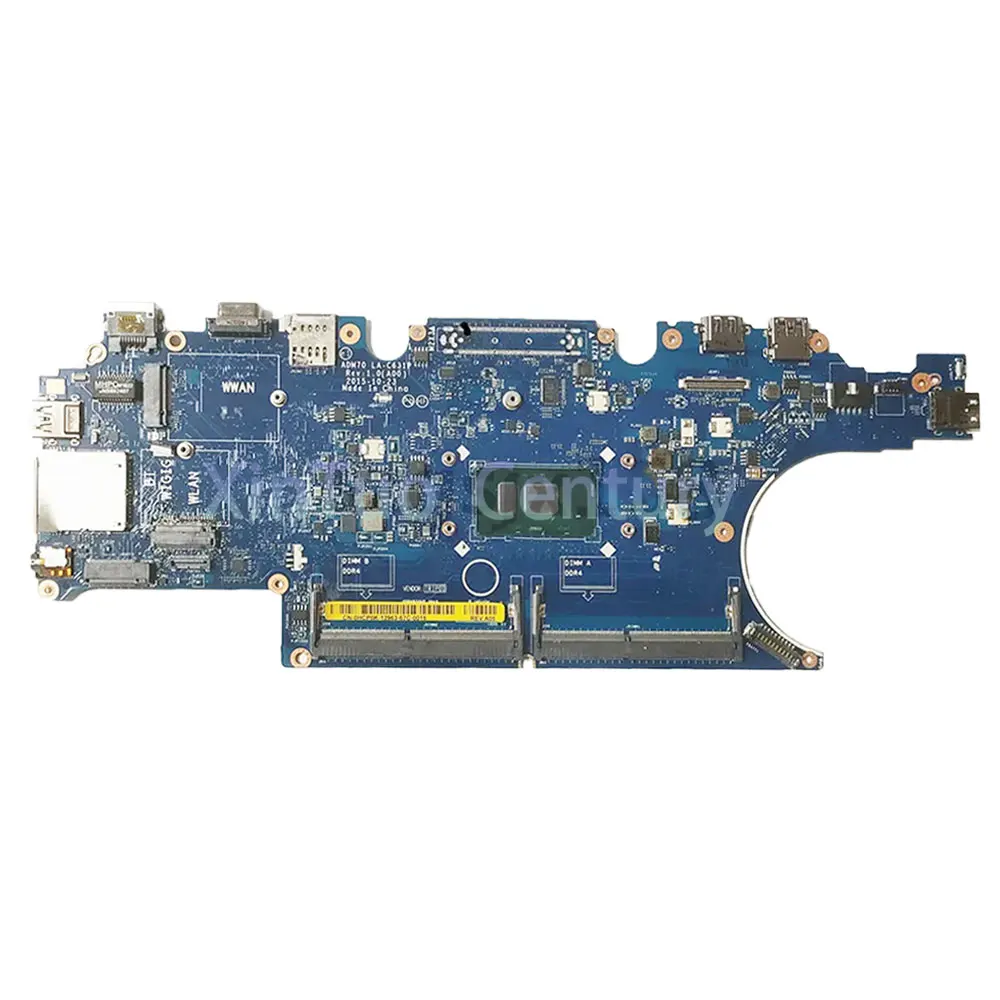 Placa base para portátil For Dell Latitude E5470,ADM70 LA-C631P, 0HCP0K, 0C0NC4, 00VJ1G,i5-6th Gen CPU Notebook 100% Tested Work