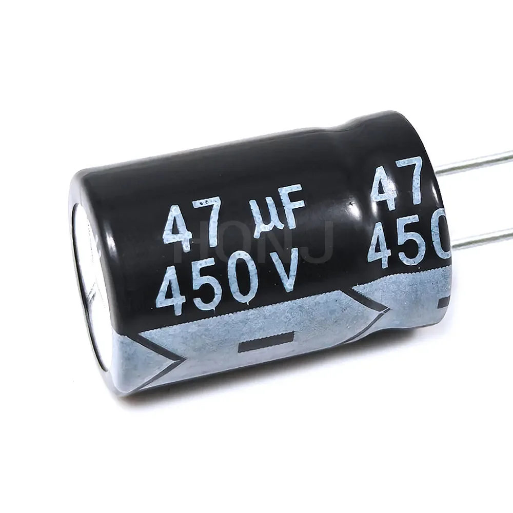 5PCS ​​​​​​​​​​​​47uF 450V 47MFD 450Volt 16*25mm Aluminum Electrolytic Capacitor Radial 47mf450v 450v47mf 450v47uf ±20%​​