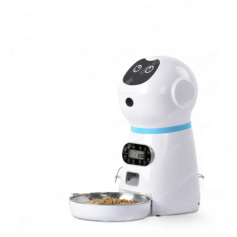 

Интеллектуальная голосовая кормушка, автоматический робот для кормления домашних животных, машина для кормления с таймером, тусклый робот для кошек и собак, керамические принадлежности для собак, интеллект