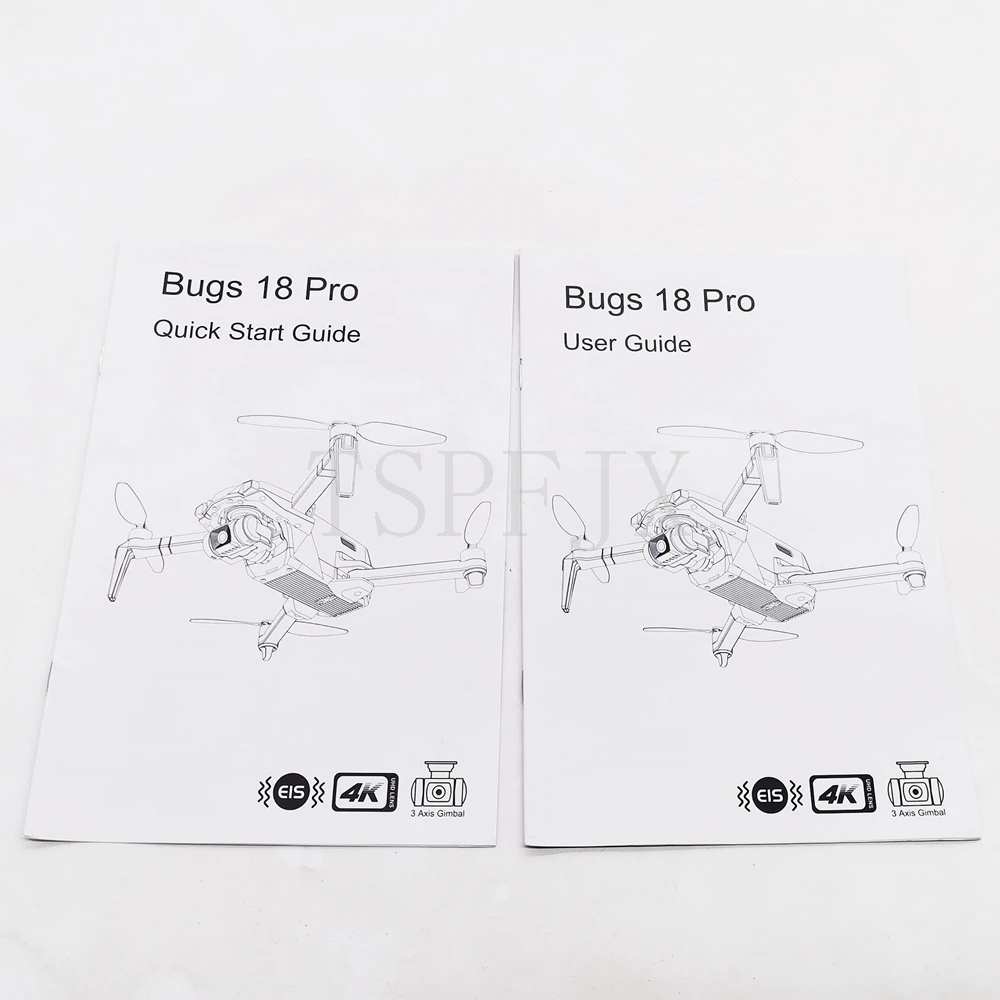 MJX Bugs 18 PRO B18 PRO RC Quadcopter Drone Peças de reposição Manual Inglês 2PCS