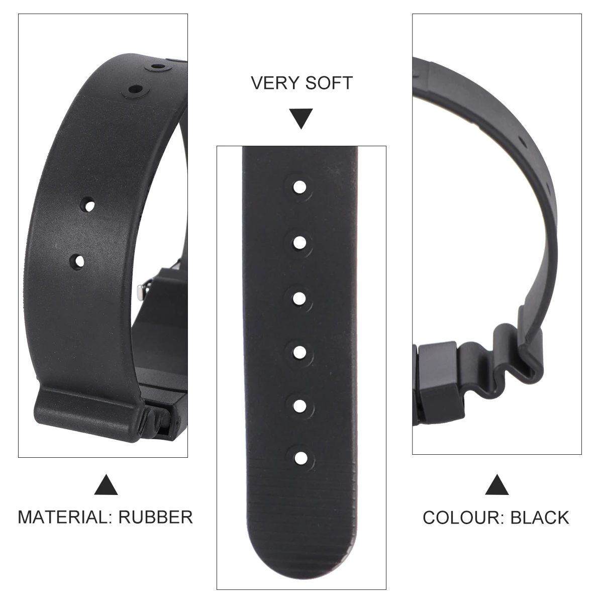 

Waterproof Watch Strap Rubber Replacement Band For Compass Wristwatch Elastic Durable Gift For Friends Camp Hiking