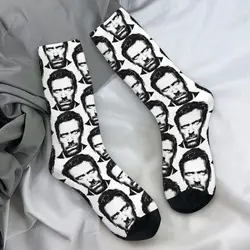 Dr. Gregory House Stockings Men American Television Socks Medium Soft Gothic Socks Autumn Outdoor Non Skid Socks Birthday Gift