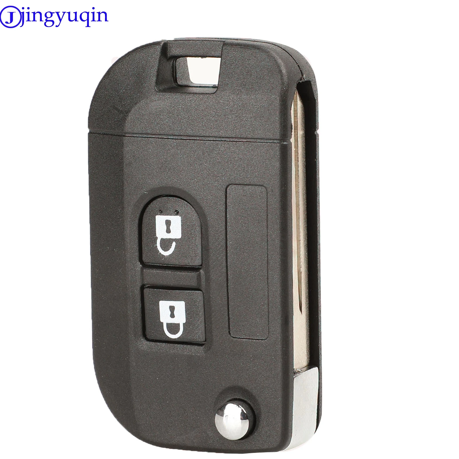 jingyuqin 2B Folding Remote Car Key Shell Case Fob Cover For Nissan Qashqai primera Micra Navara Almera