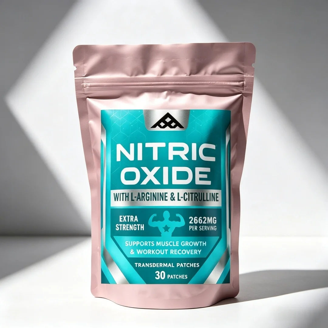 30 Patches Nitric Oxide Transdermal Patches Muscle Supporting Nitric Booster for Strength & Energy