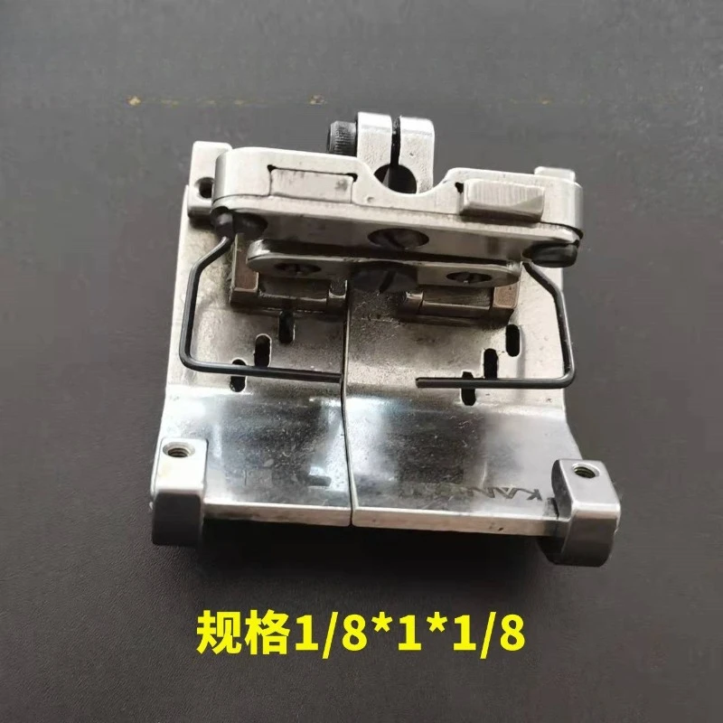KANSAI MORIMOTO Máquina de coser industrial multiagujas 1509 para cinturillas, pie prensatelas de posicionamiento, tamaño 1/8-11/8, piezas de repuesto para costura industrial