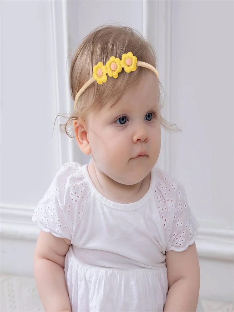 Детские аксессуары для волос с цветочным принтом