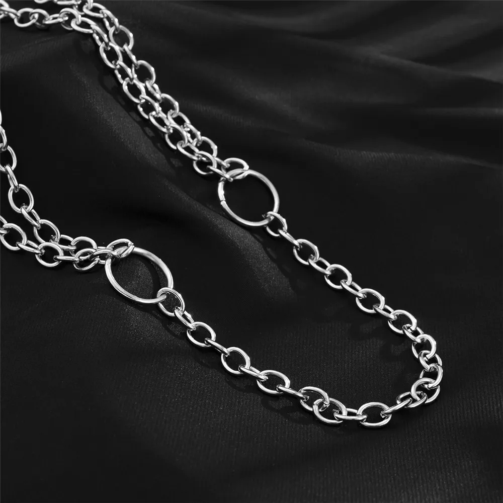 Cosysail Punk Simple Metal Body Chain for Men 2023 Fashion Waist Belly Chain Summer Beach/Party Nightclub Body Jewelry Gifts