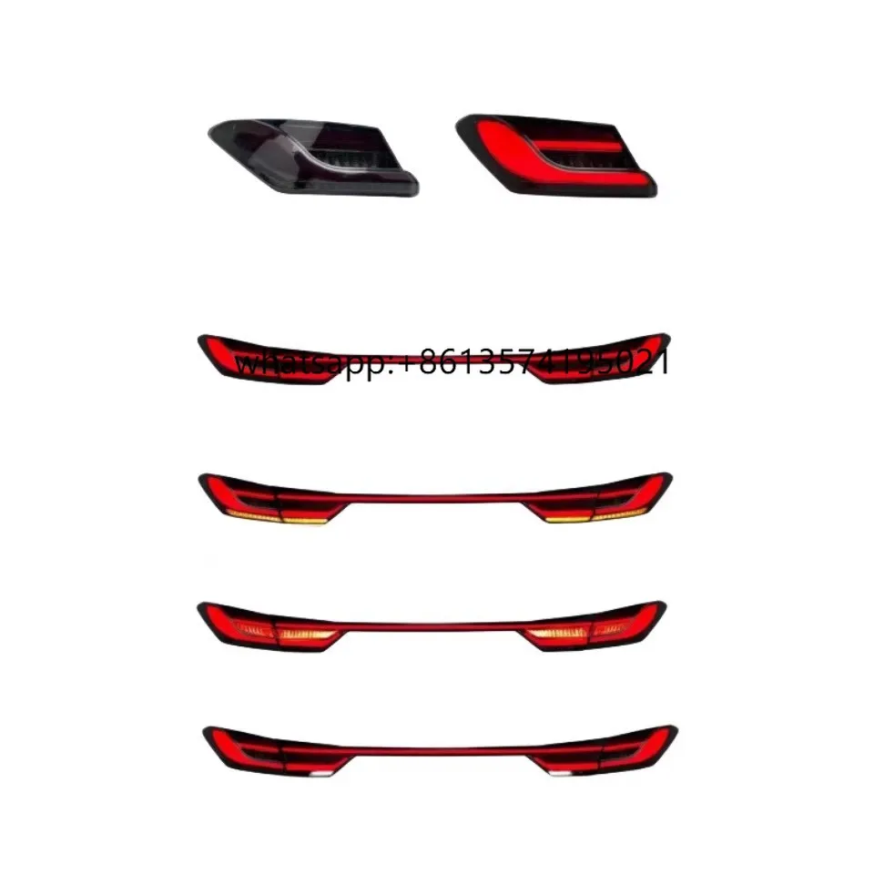 

TYPY for 8Th Camry Car Tail Lamp Tail Light Modified LED Trunk Rear Lamp Through Taillamp Taillight 2018-2023
