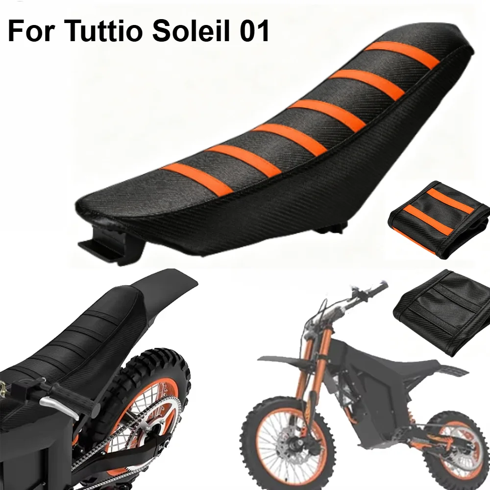 Motorcycles Seat Cover Electric Dirt Bike Cushion Protector For Tuttio Soleil 01 Off-Road Motocross Parts Black Orange Covers