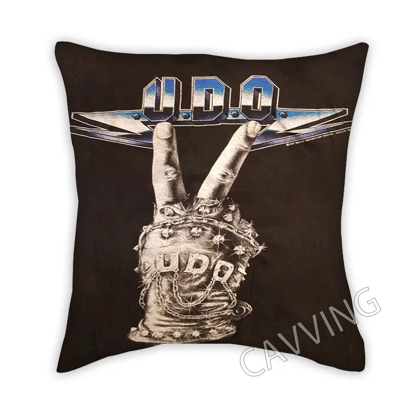 

U.D.O Band 3D Printed Polyester Decorative Pillowcases Throw Pillow Cover Square Zipper Cases Fans Gifts Home Decor h02