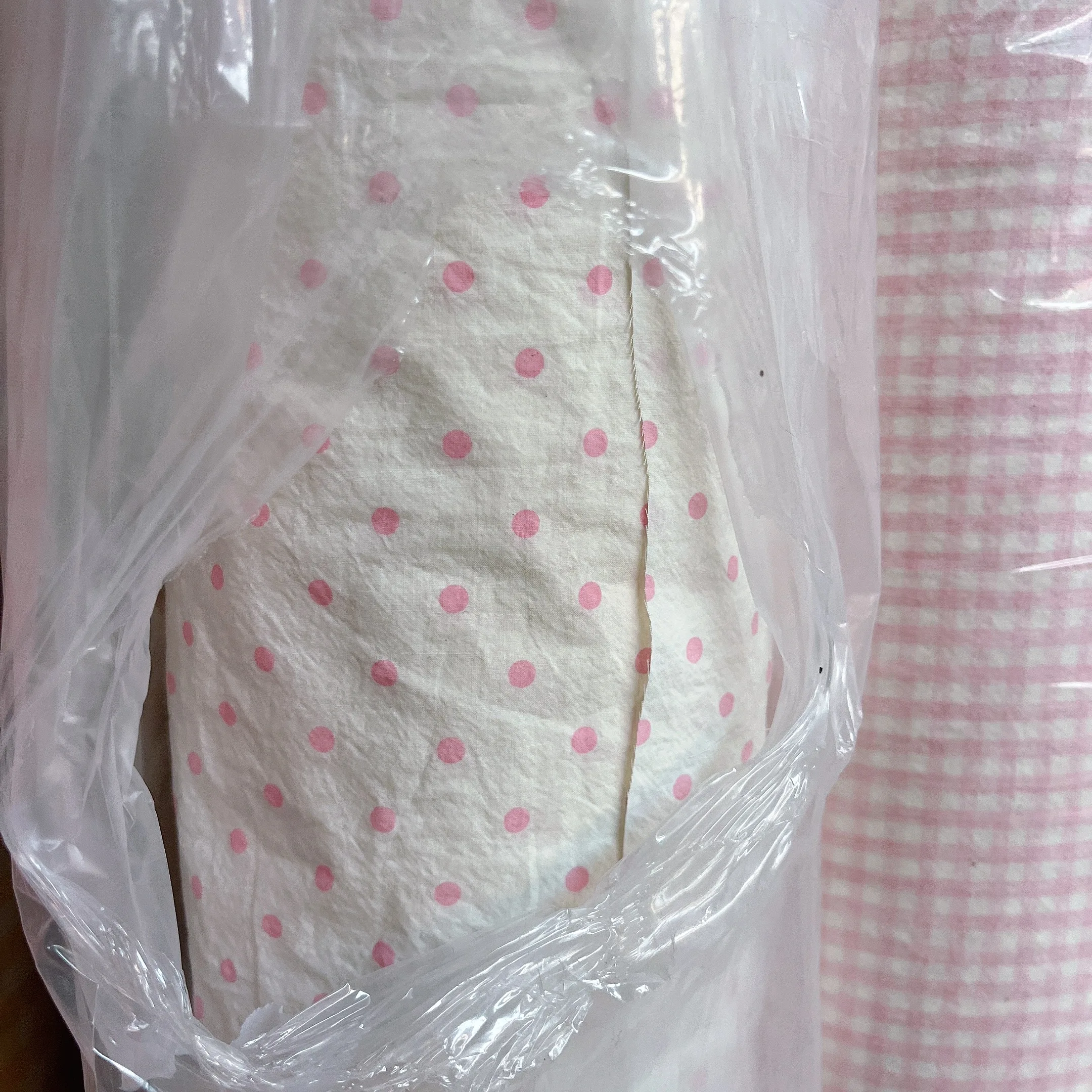 

Ткань из хлопка Waed, 60-ниточная, мягкая, розовая, в горошек, для рукоделия, вспомогательные материалы, для одежды кукол, для волос, текстиль, ручная работа