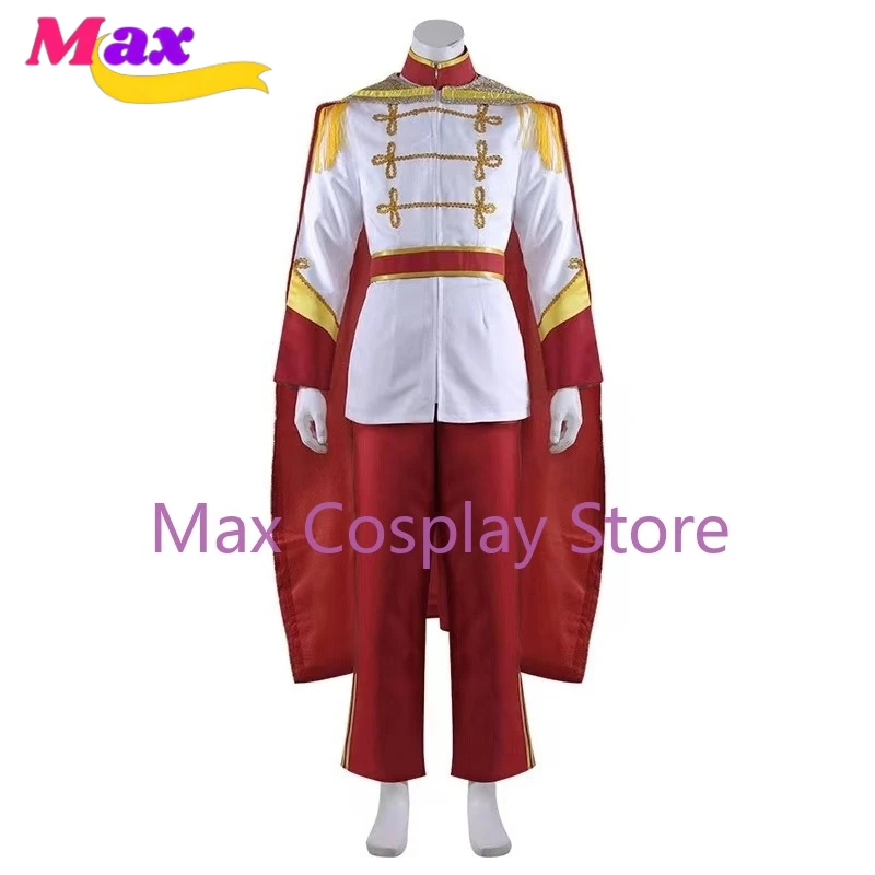 

Max Movie Prince Charming Kit Adult Cinderella Prince Charming Cosplay Costume For Men Wig Custom Made