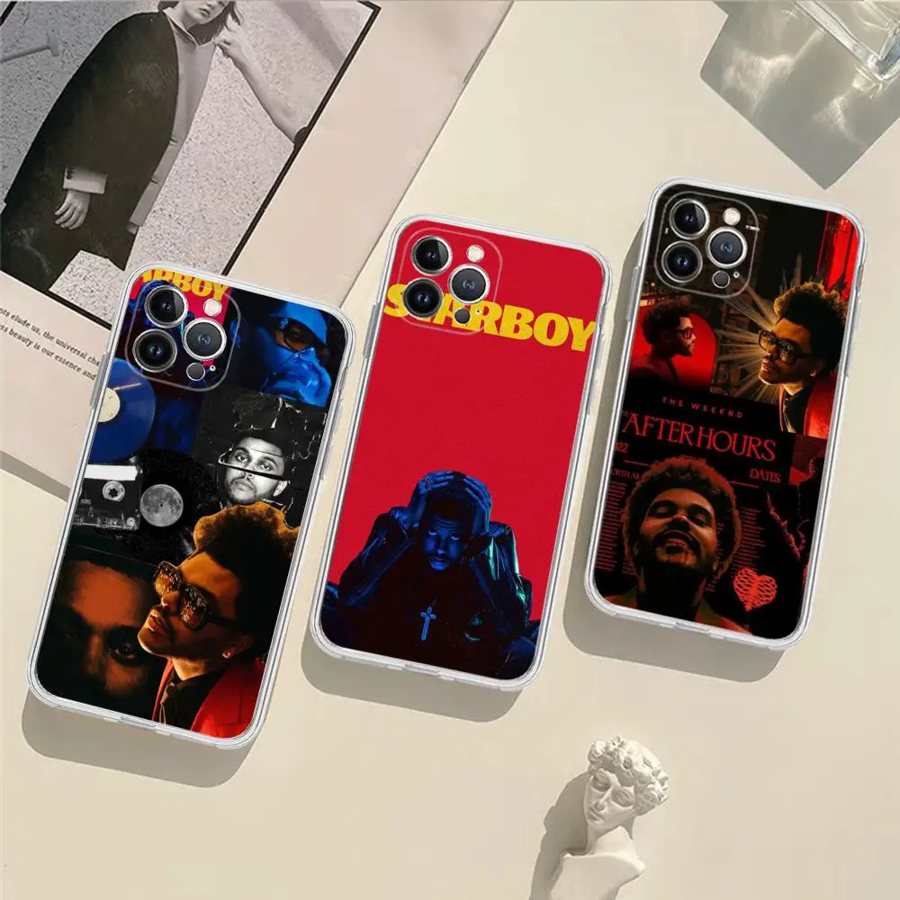 Singer The W-Weeknd Phone Case Silicone Soft for iphone 15 14 13 12 11 Pro Mini XS MAX 8 7 6 Plus X XS XR Cover