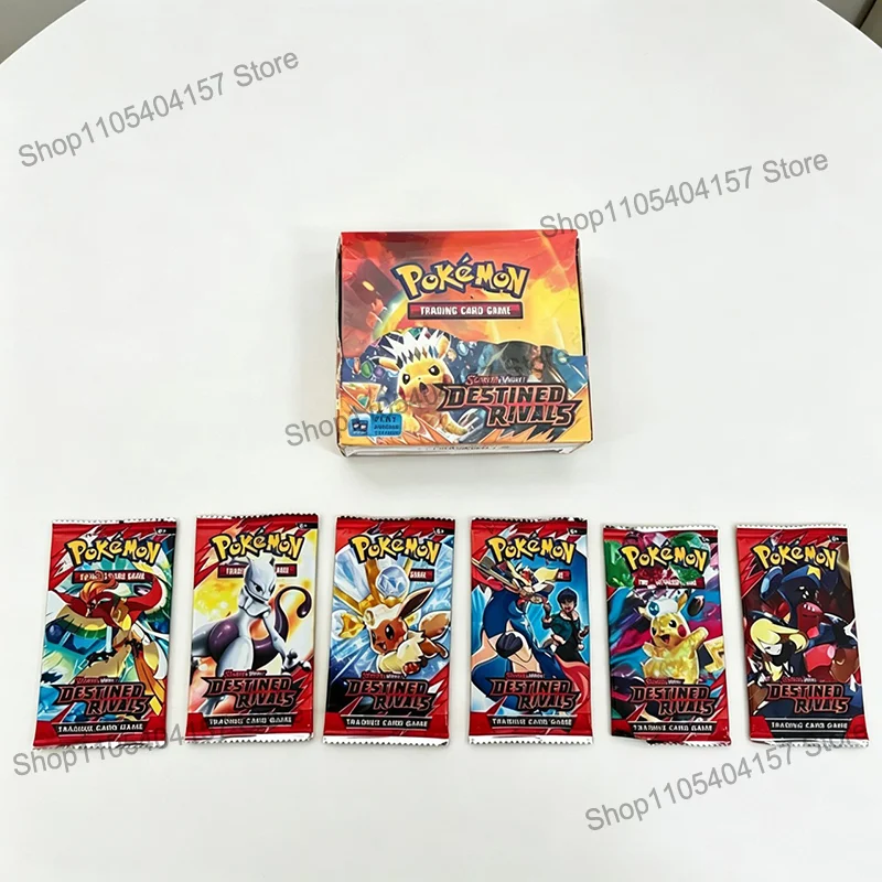 Scarlet Violet Destined Rivals 288 Stück Englische Version Pokemon TCG Classics Booster Box Pokemon Sammelkarten 36 Pack Box
