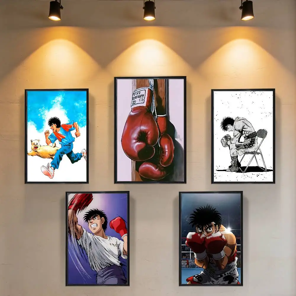 Shy socially anxious Hajime no Ippo High Quality Dorm Living Room Aesthetic Wall Decoration Painting Poster Stickers Gift