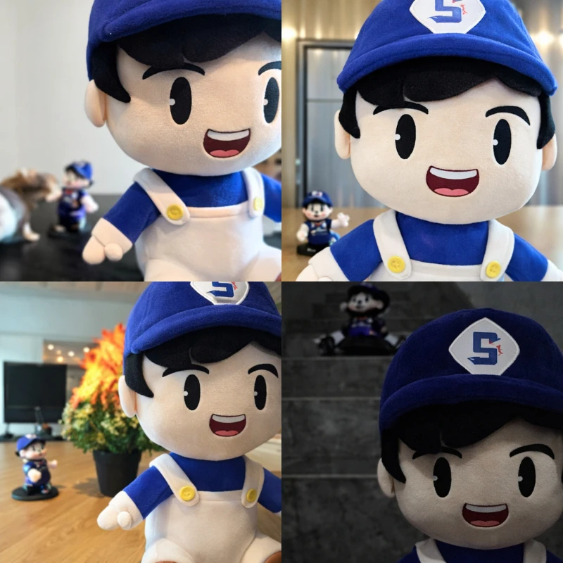 

2026 Новый Мистер. Плюшевая игрушка-пазл: милая аниме-кукла, мягкая плюшевая игрушка Каваи, подарок детям на Рождество и день рождения, украшение для комнаты