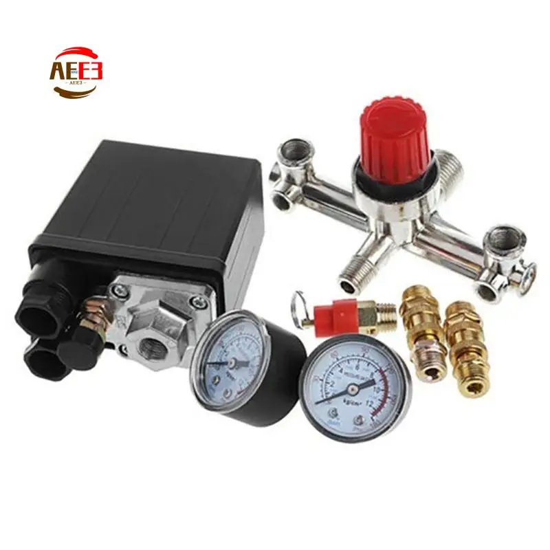 AEE3-2X 175Psi 12Bar 230V 16A Air Compressor Pressure ON/OFF Switch Control Valve Knob